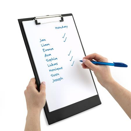 Podložka na písanie, PVC, A4+, RAPESCO, čierna 3