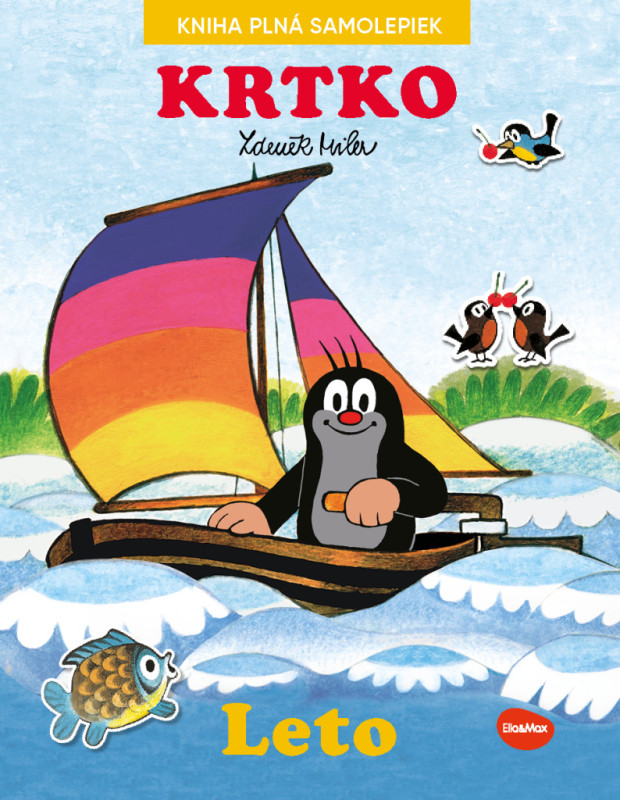 KRTKO a LETO ─ Kniha samolepiek 5