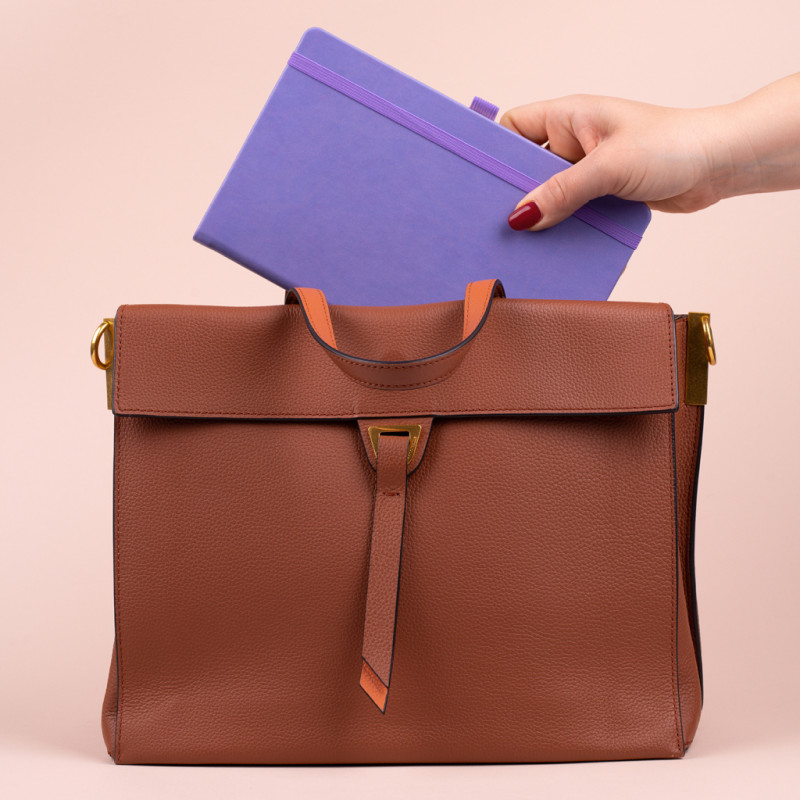 NOTIQUE Notes Lila, linajkovaný, 13 x 21 cm 7