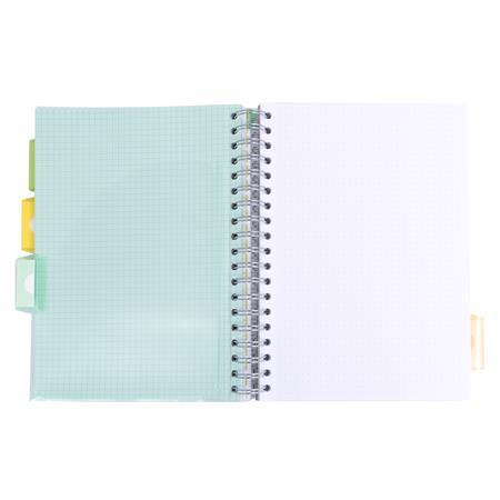 Špirálový zošit, B5, PUKKA PAD "Study book", sivá 2