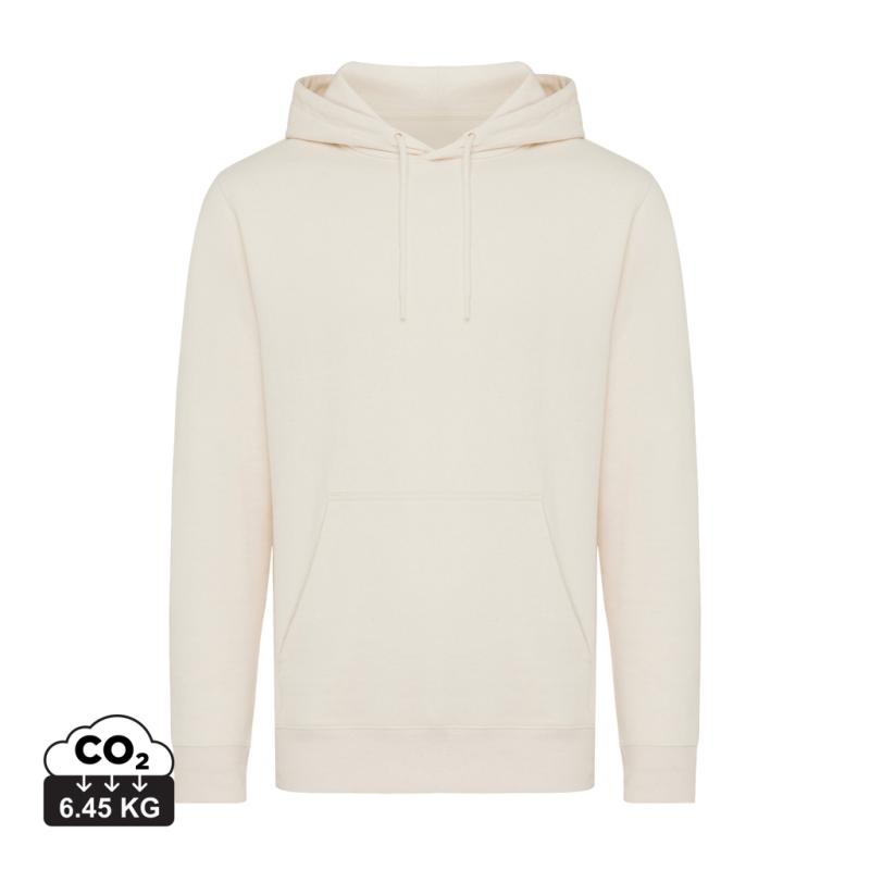 Ľahká mikina s kapucňou IQONIQ Rila z recykl. bavlny natural raw XL