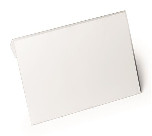 Logistické vrecko, skladacie, A5, hotizontálne, DURABLE "HARD COVER", priehľadné 1