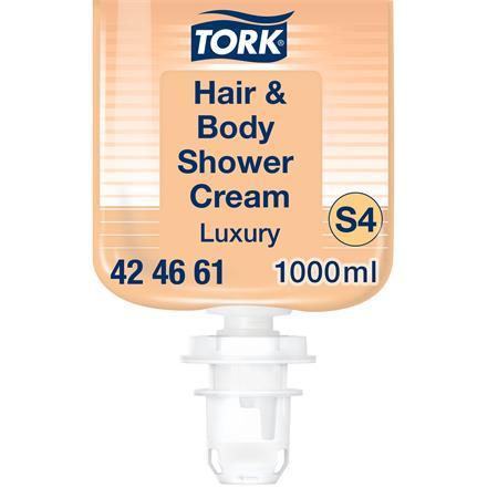 Sprchový gél na vlasy a telo, 1 l, S4 systém, TORK "Luxury" 1