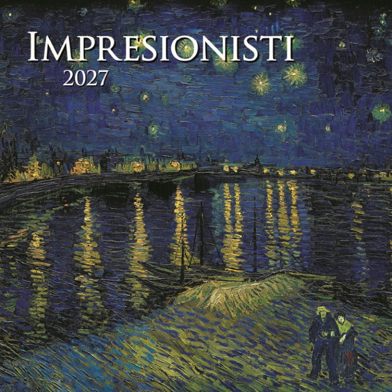 Nástenný kalendár Impresionisti štvorec 2027 1