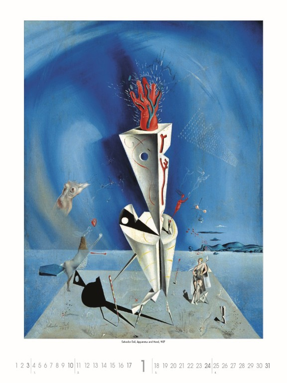 Nástenný kalendár Salvador Dalí 2027 2