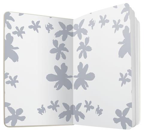 Poznámkový zošit, exkluzívny, 135x203 mm, linajkový, 87 listov, tvrdá obálka, SIGEL "Jolie 3