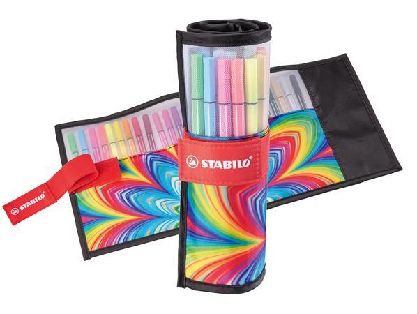 Fixky, sada, STABILO "Pen 68 ARTY", 25  rôznych farieb 3
