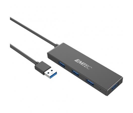 USB HUB, 4xUSB 3.1/1xUSB micro, EMTEC "T620A" 1