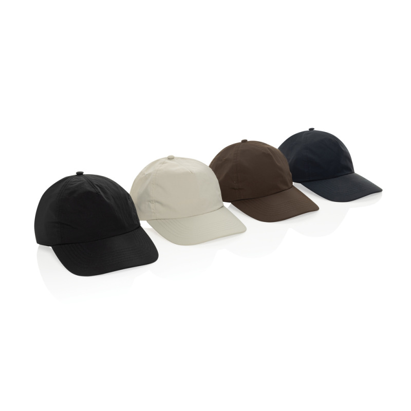 KENTO URBAN RCS dobrodružná 5-panel. šiltovka z rec. nylonu hnedá 7