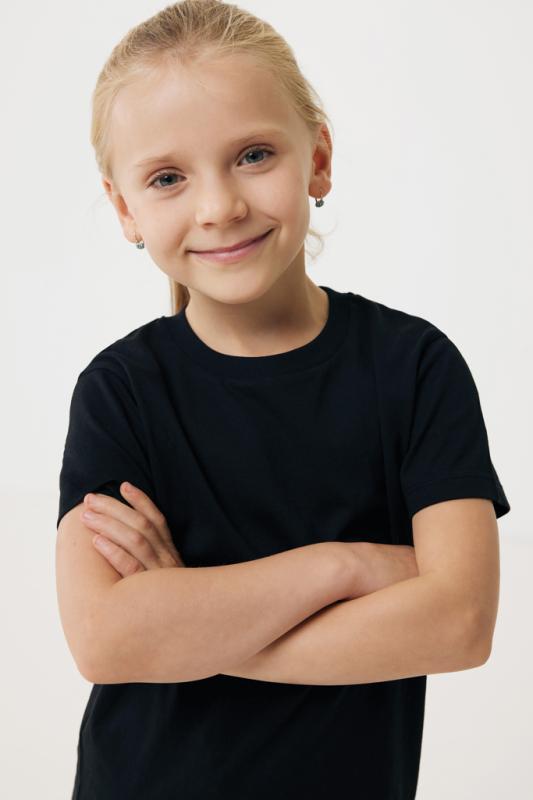Detské tričko IQONIQ Koli z recykl. bavlny čierna 13-14r (158-164cm) 10