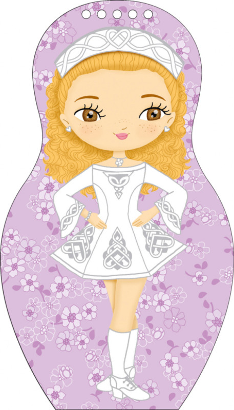 Obliekame britské bábiky KATE – Maľovanky 6