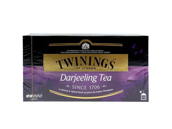 Čierny čaj, 25x2 g, TWININGS "Darjeeling" 1