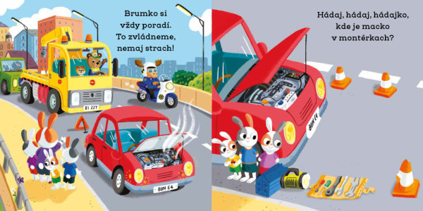 BRUMKO ROZUMKO AUTOMECHANIKOM – Obrázky s pohyblivými prvkami 1