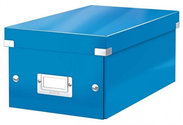 Úložná škatuľa na DVD, LEITZ "Click&Store", modrá