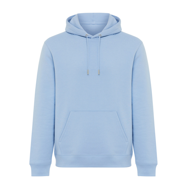 IQONIQ Joshua Unisex mikina s kapucňou z rec. bavlny sky blue L 1
