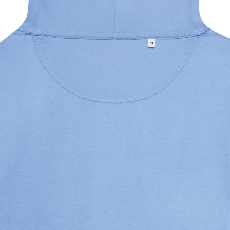 Mikina s kapucňou IQONIQ Jasper z recykl. bavlny sky blue XL 3