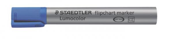 Popisovač na flipchartové tabule, 2 mm, kužeľový hrot, STAEDTLER "Lumocolor 356", modrý 1