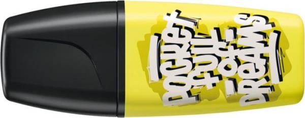 Zvýrazňovač, 2-5 mm, STABILO "Boss Mini Snooze One", žltá 1