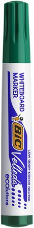 Popisovač na flipchart a tabuľu, 1,4 mm, kužeľový hrot, BIC" Velleda ecolutions", zelená 1