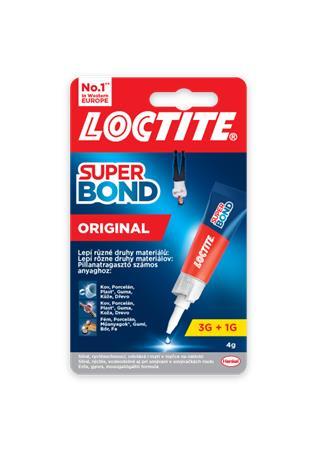 Sekundové lepidlo, 4 g, HENKEL "Loctite Super Bond Original" 1