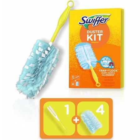 Súprava na čistenie prachu, 1 rukoväť + 4 hlavice, SWIFFER "Duster" 2