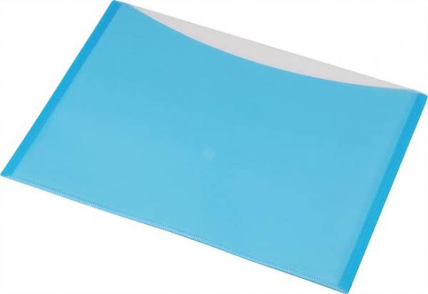 Obal na patent, A4, PP, s 2 vreckami, 200 mikrónov, PANTA PLAST, pastelovo modrá 1