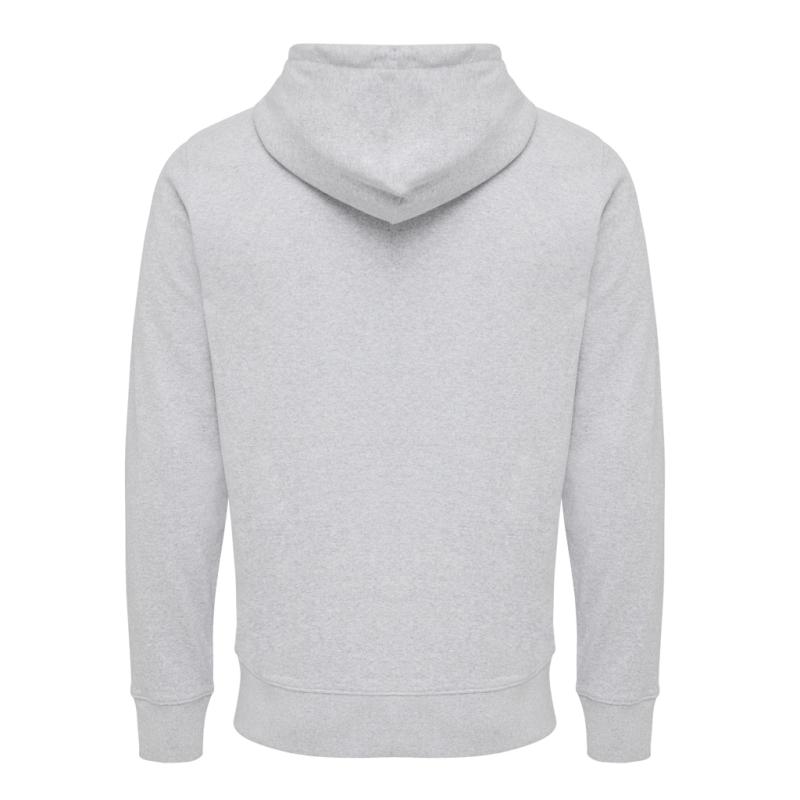 Mikina na zips s kapucňou IQONIQ Abisko z recykl. bavlny heather grey L 2