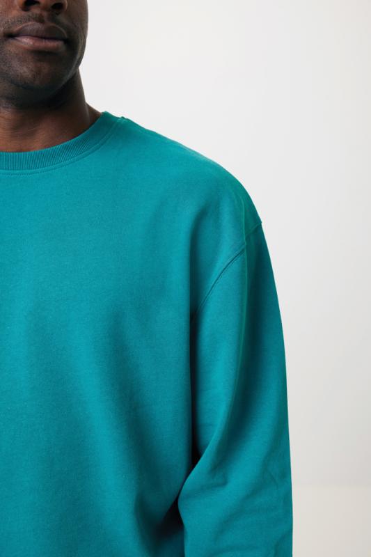 Mikina IQONIQ Kruger relaxed fit z recykl. bavlny verdigris XS 14