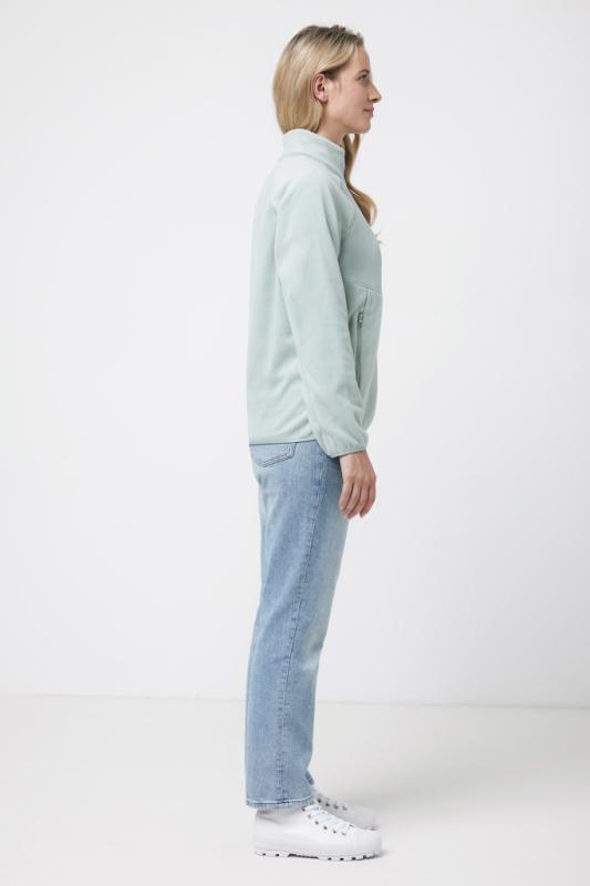 Micro fleece bunda na zips IQONIQ Talung z rec. polyesteru Iceberg green XXS 9