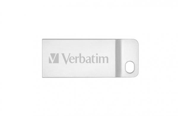 USB kľúč, 64GB, USB 2.0,  VERBATIM "Executive Metal", strieborná 2