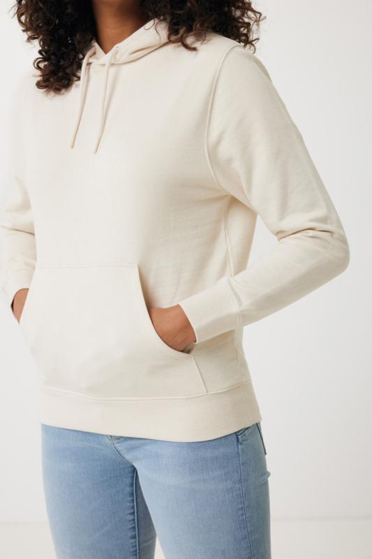 Ľahká mikina s kapucňou IQONIQ Rila z recykl. bavlny natural raw XXXL 13