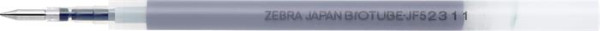 Náplň do gélových pier, 0,33 mm, ZEBRA "Biotube JF", modrá 1