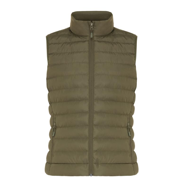 Dámska vesta IQONIQ Meru z recykl. polyesteru khaki XXL 2