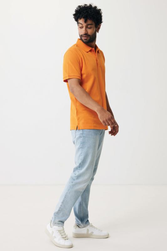 Polo tričko IQONIQ Yosemite z recykl. bavlny oranžová XL 12