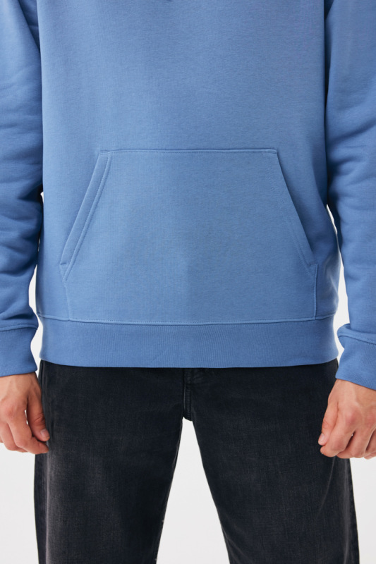 IQONIQ Joshua Unisex mikina s kapucňou z rec. bavlny moon blue XXS 16