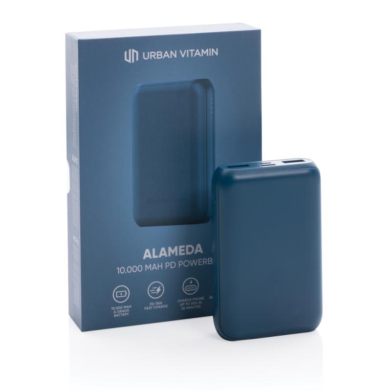 Powerbanka Urban Vitamin Alameda 10 000 mAh 18W PD modrá 10