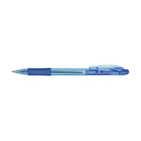 Guľôčkové pero, 0,35 mm, stláčací mechanizmus, PENTEL "BK417", modrá 1