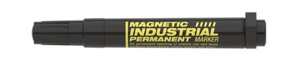 Permanentný popisovač, priemyselný, 1-3 mm, kužeľ. hrot, s magnetom, ICO "Magnetic industr 2