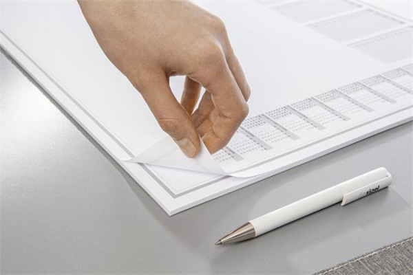 Podložka na stôl, 595x410 mm, trojročné a týždenné kalendárium, SIGEL "Harmony" 2