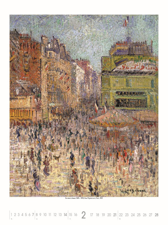Nástenný kalendár Impressionists 2027 3
