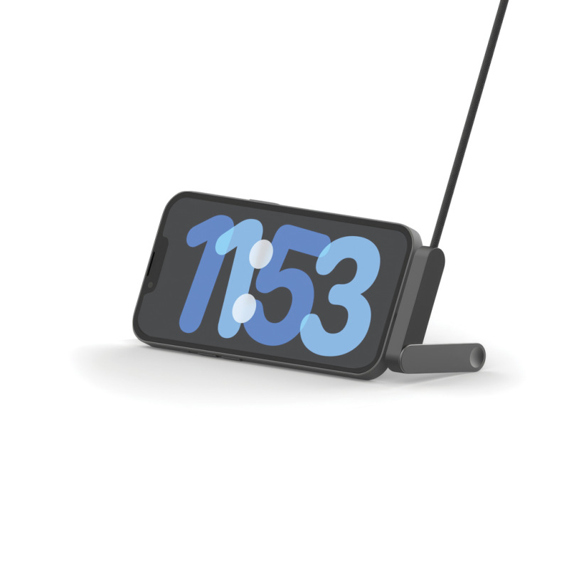 Aluvia RCS 65W PD kábel s nastaviteľným stojanom na telefón čierna 2