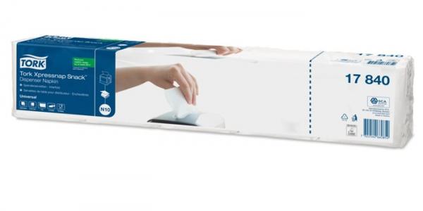 Servítky do zásobníka, 1-vrstvové, 21,3x21,6 cm, N10 systém, Universal,TORK "Xpressnap Sna
