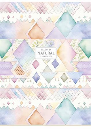Zošit, A4, štvorčekový, 80 listov, SHKOLYARYK "Natural", mix 3