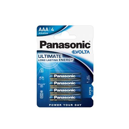 Batéria, AAA mikrotužková, 4 ks, PANASONIC "Evolta" 1