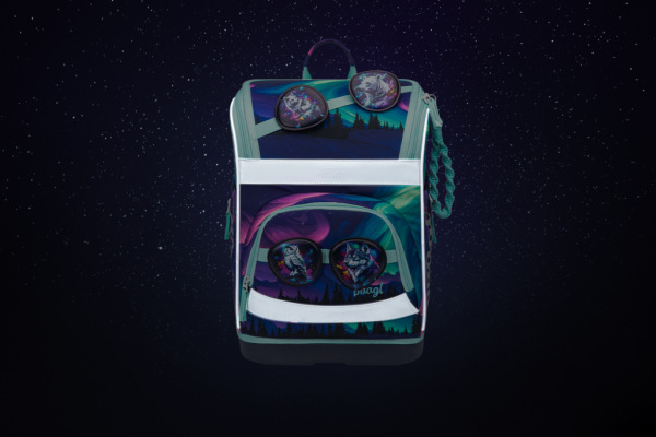 BAAGL SADA 5 Zippy Plus Aurora: aktovka, peračník, vrecko, zástera, peňaženka GRS 5