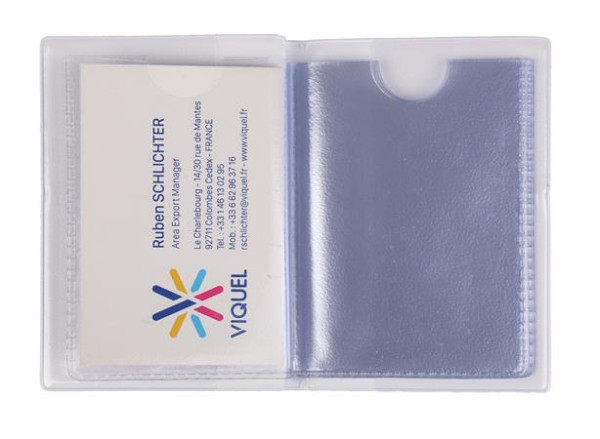. Držiak na preukazy, stojatý, s 10 vkladacími listami, vzorovaný PVC, „Rozšírený osobný“, p 2