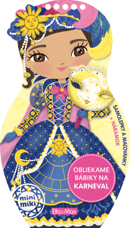 Obliekame bábiky na KARNEVAL – Maľovanky 7