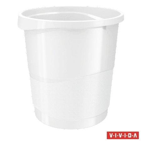 Odpadkový kôš, 14 l, ESSELTE "Europost", Vivida biela 1