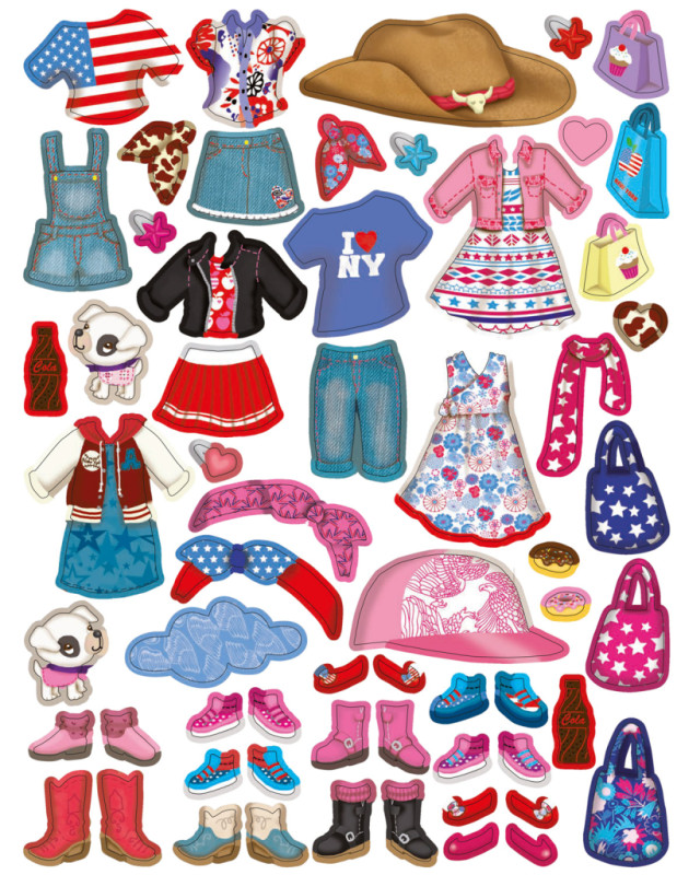 ŠATY PRE AMY ─ Kniha samolepiek 8