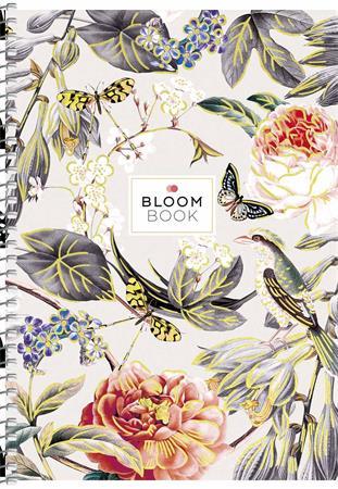 Špirálový zošit, štvorčekový, A5, 80 listov, tvrdá obálka, SHKOLYARYK „Classy book”, mix 3